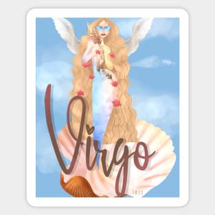 VIRGO Zodiac Horoscope Design Sticker